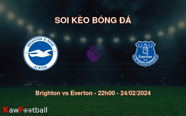 Soi kèo bóng đá Brighton vs Everton – 22h00 – 24/02/2024