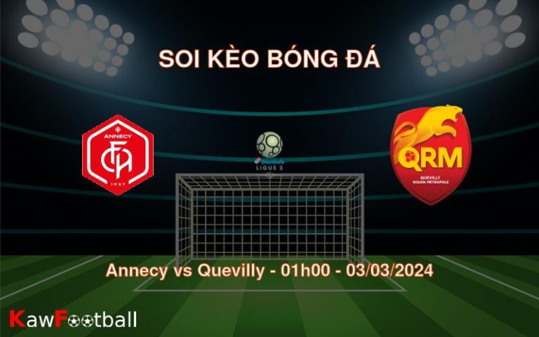Soi kèo bóng đá Annecy vs Quevilly