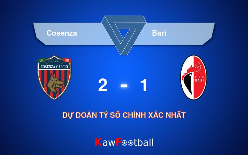 Soi kèo bóng đá Cosenza vs Bari