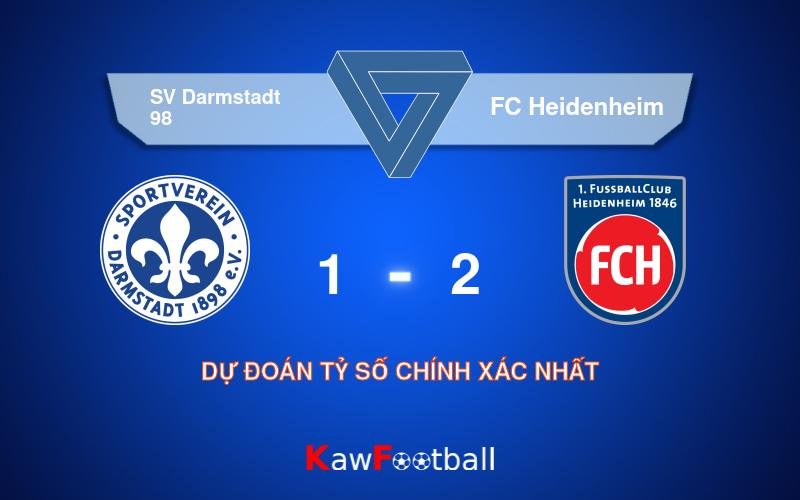 Soi kèo bóng đá SV Darmstadt 98 vs FC Heidenheim