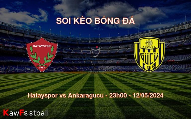 Soi kèo bóng đá Hatayspor vs Ankaragucu – 23h00 – 12/05/2024