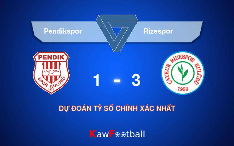 Soi kèo bóng đá Pendikspor vs Rizespor