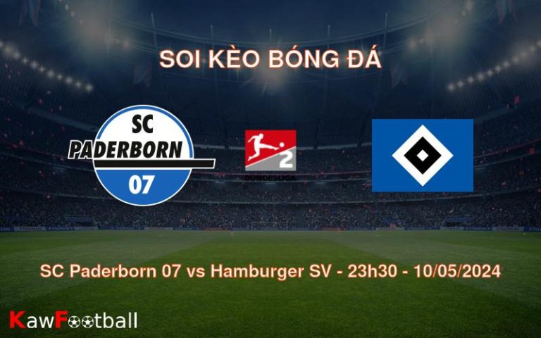 Soi kèo bóng đá SC Paderborn 07 vs Hamburger SV – 23h30 – 10/05/2024