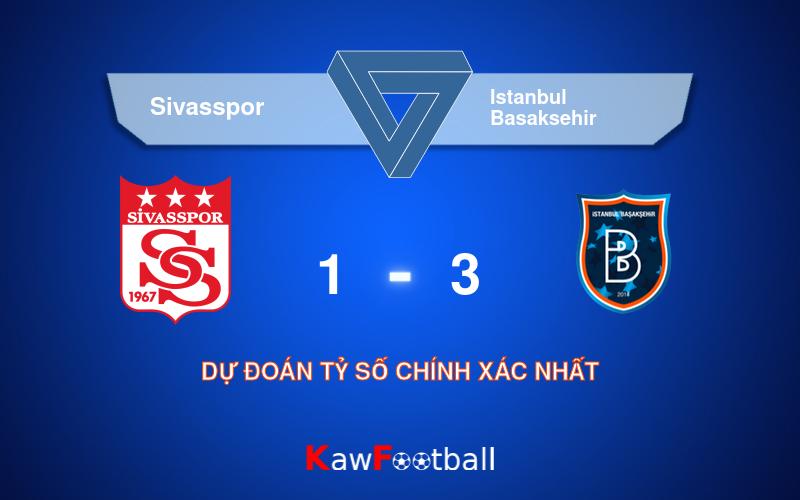 Soi kèo bóng đá Sivasspor vs Istanbul Basaksehir