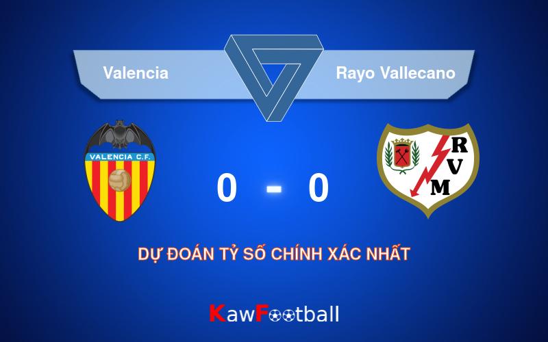 Soi kèo bóng đá Valencia vs Rayo Vallecano